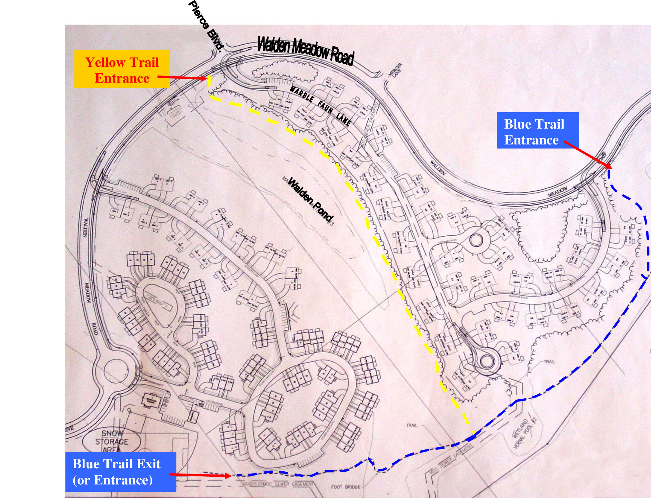 Hiking Trails Walden Woods Windsor Connecticut House Real Estate