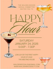 Social Committee Happy Hour Clubhouse 5:30 - 7:00 PM